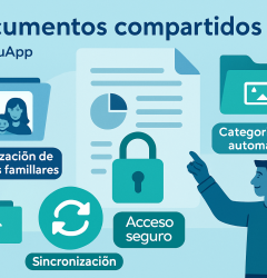 Documentos compartidos para planificación de gastos de vacaciones en custodia compartida