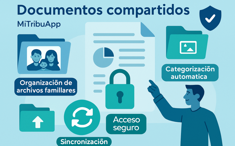 Documentos compartidos para planificación de gastos de vacaciones en custodia compartida