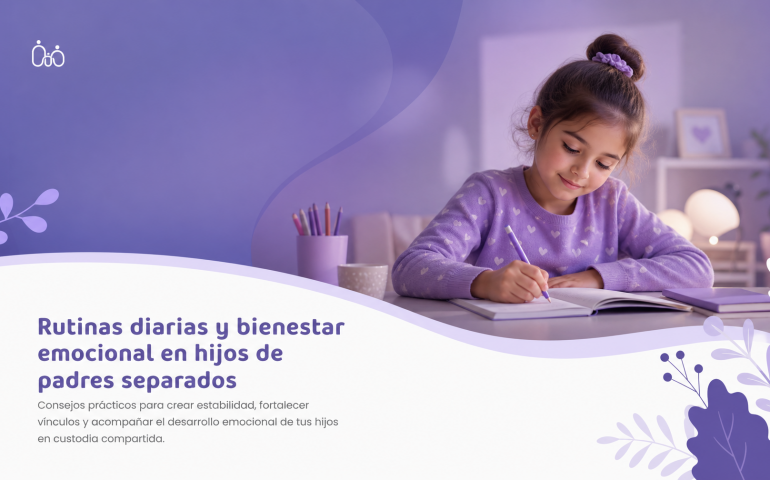 Rutinas para niños en custodia compartida: cómo la estabilidad protege su bienestar emocional