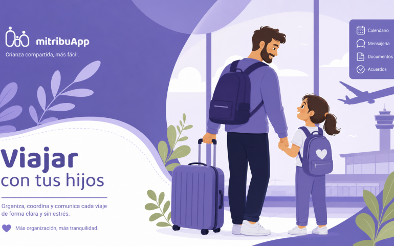 Viajar con hijos en custodia compartida: permisos, documentación y consejos para el verano