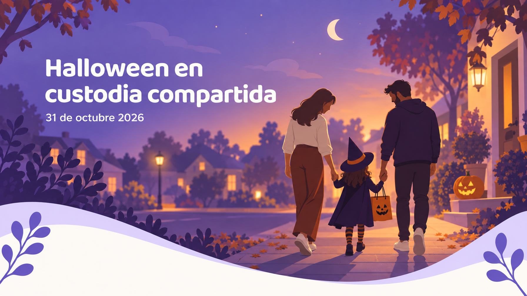 Halloween en custodia compartida, 31 de octubre 2026
