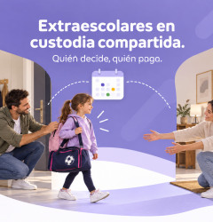 Extraescolares en custodia compartida: quién decide y quién paga