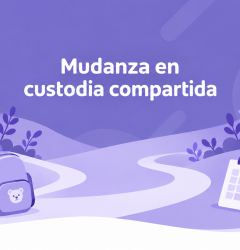 Mudanza en custodia compartida
