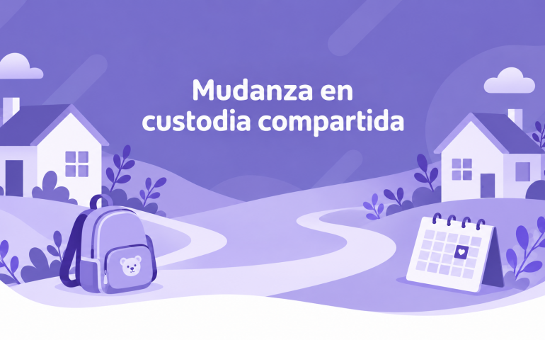 Mudanza en custodia compartida