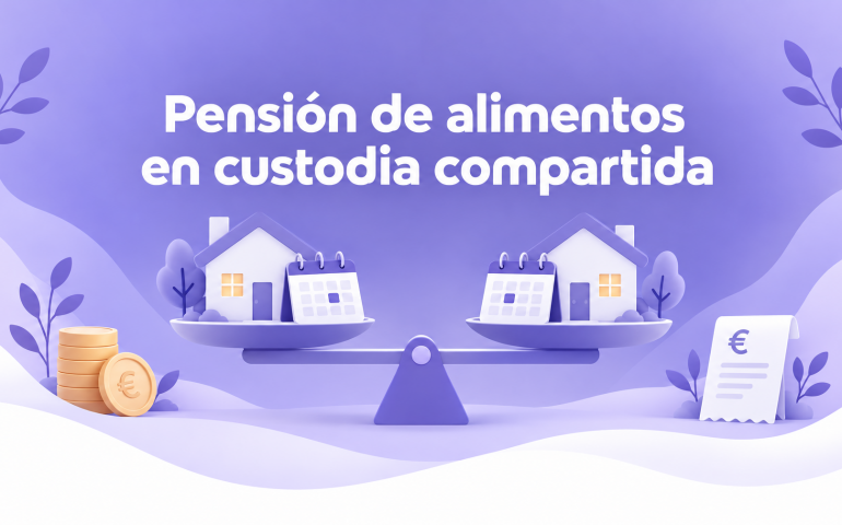 Pensión de alimentos en custodia compartida: guía para padres separados